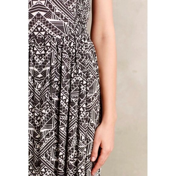 Corey Lynn Calter Anthropologie Dress Sketchbook Midi Aztec Sundress Vacation L - Picture 8 of 12